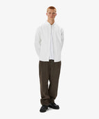 THISISNEVERTHAT THISISNEVERTHAT Overdyed T-Logo Oxford Shirt White