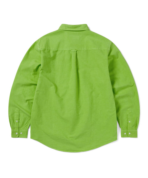 THISISNEVERTHAT THISISNEVERTHAT Overdyed T-Logo Oxford Shirt Green