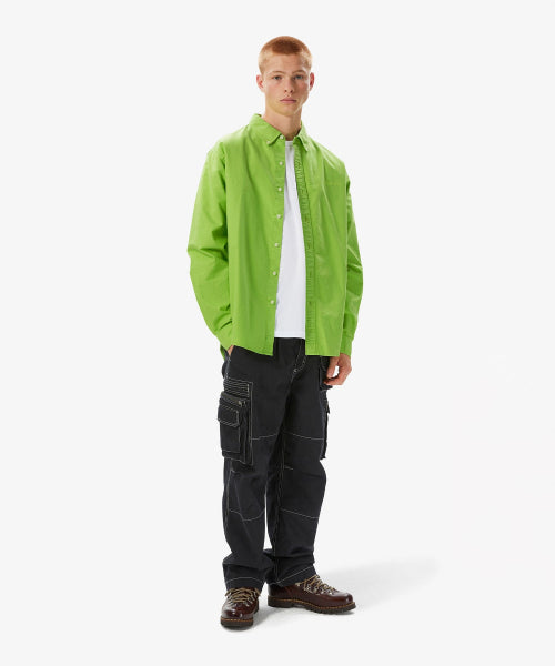 THISISNEVERTHAT THISISNEVERTHAT Overdyed T-Logo Oxford Shirt Green