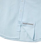 THISISNEVERTHAT THISISNEVERTHAT Overdyed T-Logo Oxford Shirt Blue