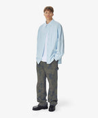 THISISNEVERTHAT THISISNEVERTHAT Overdyed T-Logo Oxford Shirt Blue
