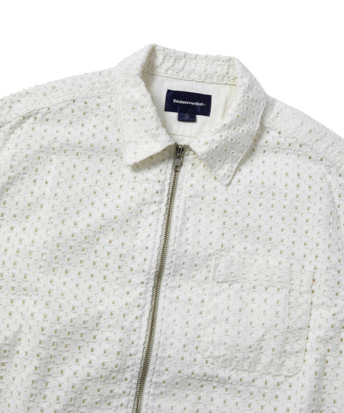 THISISNEVERTHAT THISISNEVERTHAT Damaged Denim Shirt Off White