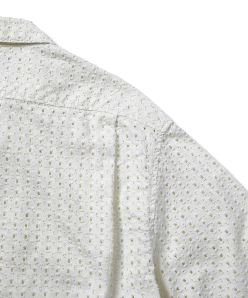 THISISNEVERTHAT THISISNEVERTHAT Damaged Denim Shirt Off White
