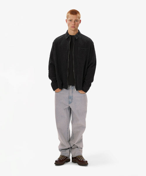 THISISNEVERTHAT THISISNEVERTHAT Damaged Denim Shirt Black