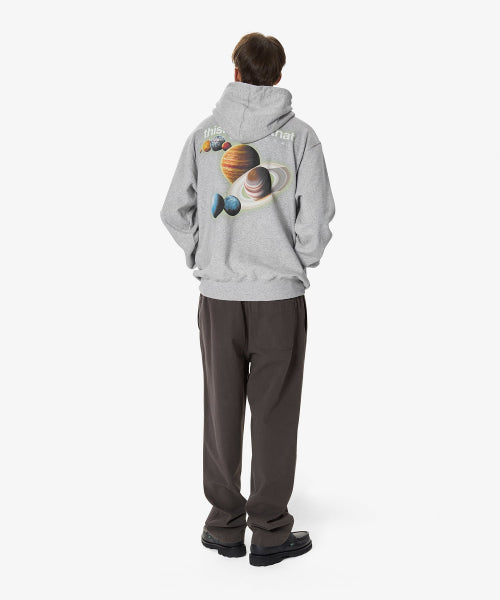 THISISNEVERTHAT THISISNEVERTHAT Solar System Hoodie Heather Grey