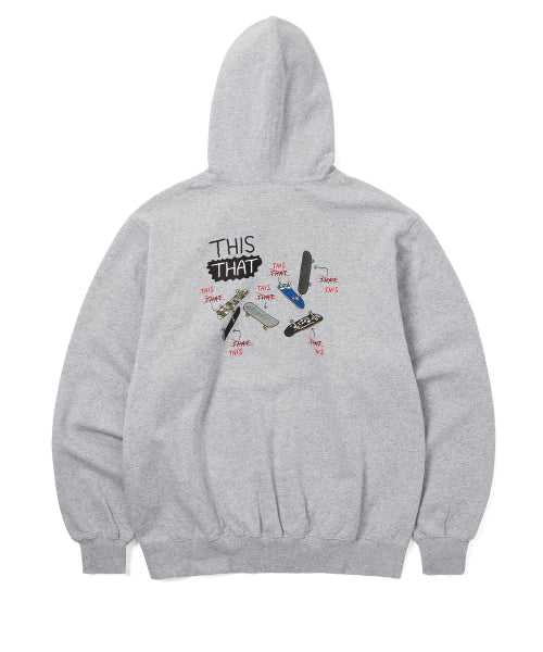 THISISNEVERTHAT THISISNEVERTHAT Skate Hoodie Heather Grey