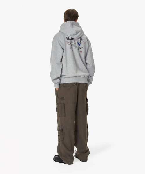THISISNEVERTHAT THISISNEVERTHAT Skate Hoodie Heather Grey