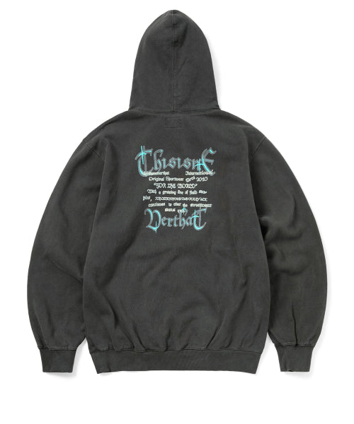 THISISNEVERTHAT THISISNEVERTHAT Sleepy Cat Hoodie Charcoal