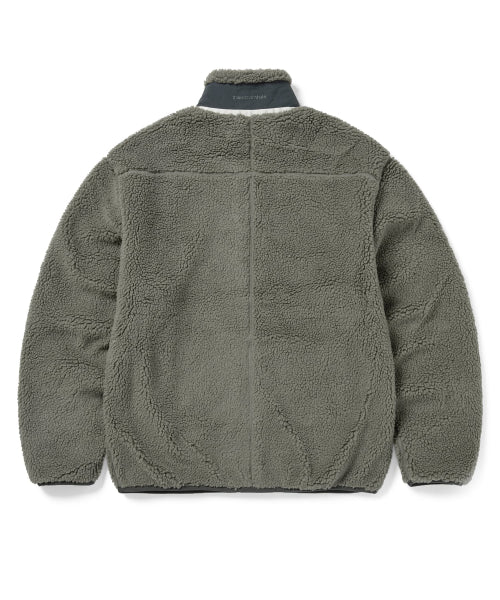 THISISNEVERTHAT THISISNEVERTHAT T Sherpa Fleece Jacket Grey