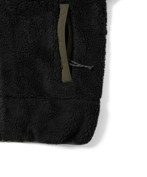 THISISNEVERTHAT THISISNEVERTHAT T Sherpa Fleece Jacket Black