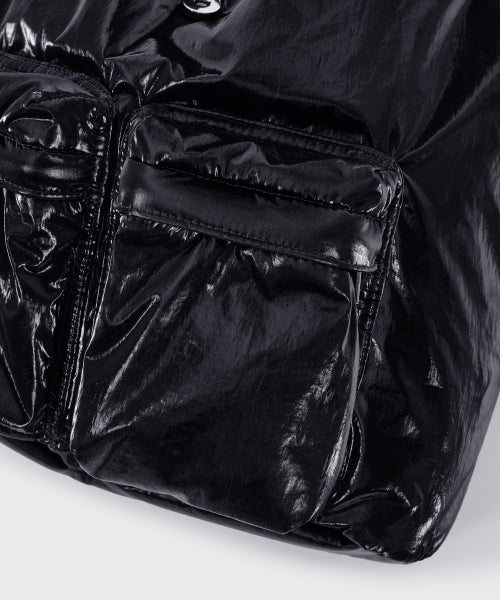 MUSINSA STANDARD WOMAN MUSINSA STANDARD WOMAN Women's Shiny Flap Mini Backpack