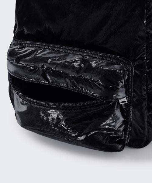MUSINSA STANDARD WOMAN MUSINSA STANDARD WOMAN Women's Shiny Mini Backpack Black