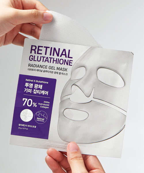 DERMATORY DERMATORY Retinal Glutathione Radiance Gel Mask 6pack