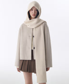 MUSINSA STANDARD WOMAN MUSINSA STANDARD WOMAN Women's muffler balaclava [cream]