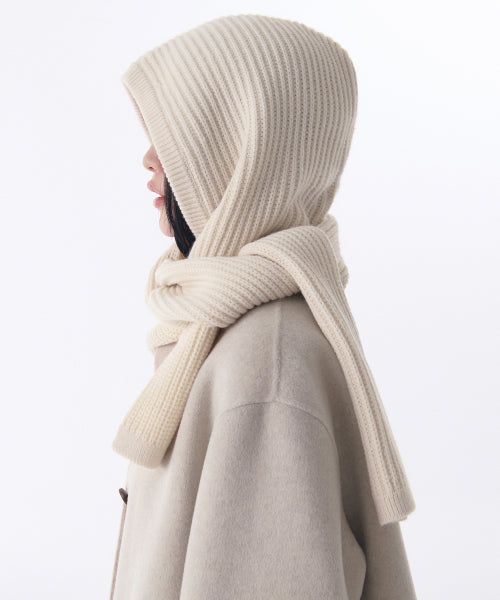 MUSINSA STANDARD WOMAN MUSINSA STANDARD WOMAN Women's muffler balaclava [cream]