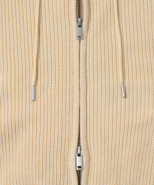 MUSINSA STANDARD WOMAN MUSINSA STANDARD WOMAN Women's Knitwear Zip-Up [Cream Beige]