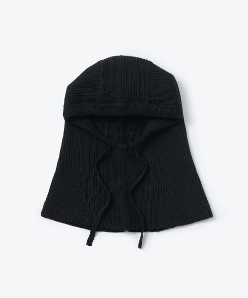 MUSINSA STANDARD WOMAN MUSINSA STANDARD WOMAN Women's Oversized String Knit Balaclava [Black]