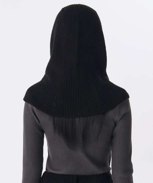 MUSINSA STANDARD WOMAN MUSINSA STANDARD WOMAN Women's Oversized String Knit Balaclava [Black]