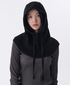 MUSINSA STANDARD WOMAN MUSINSA STANDARD WOMAN Women's Oversized String Knit Balaclava [Black]