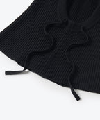 MUSINSA STANDARD WOMAN MUSINSA STANDARD WOMAN Women's Oversized String Knit Balaclava [Black]