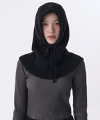 MUSINSA STANDARD WOMAN MUSINSA STANDARD WOMAN Women's Oversized String Knit Balaclava [Black]