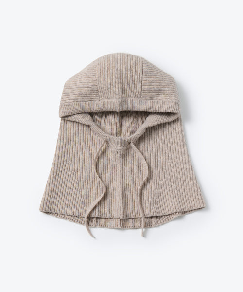 MUSINSA STANDARD WOMAN MUSINSA STANDARD WOMAN Women's oversized string knit balaclava (oatmeal)