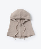 MUSINSA STANDARD WOMAN MUSINSA STANDARD WOMAN Women's oversized string knit balaclava (oatmeal)