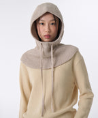 MUSINSA STANDARD WOMAN MUSINSA STANDARD WOMAN Women's oversized string knit balaclava (oatmeal)
