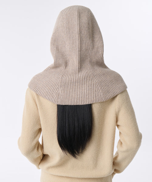 MUSINSA STANDARD WOMAN MUSINSA STANDARD WOMAN Women's oversized string knit balaclava (oatmeal)
