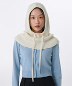 MUSINSA STANDARD WOMAN MUSINSA STANDARD WOMAN Women's oversized string knit balaclava (cream)