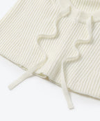 MUSINSA STANDARD WOMAN MUSINSA STANDARD WOMAN Women's oversized string knit balaclava (cream)