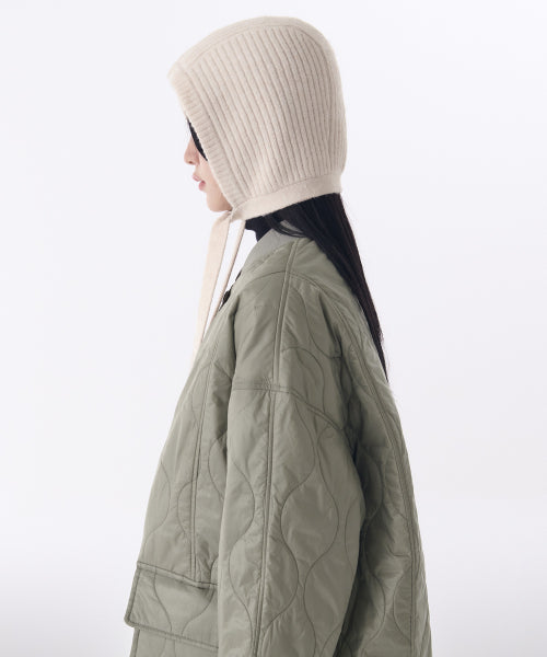 MUSINSA STANDARD WOMAN MUSINSA STANDARD WOMAN Women's Knit Tie Bonnet Cream