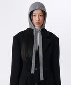 MUSINSA STANDARD WOMAN MUSINSA STANDARD WOMAN Women's Knit Tie Bonnet [Medium Gray]