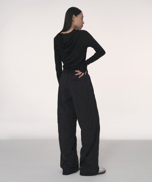MUSINSA STANDARD WOMAN MUSINSA STANDARD WOMAN Padded Pants Black