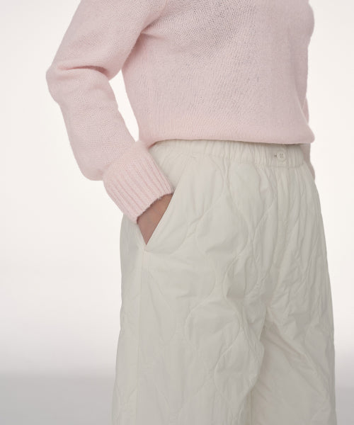 MUSINSA STANDARD WOMAN MUSINSA STANDARD WOMAN Padded Pants Ivory