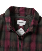 THISISNEVERTHAT THISISNEVERTHAT GORE-TEX WINDSTOPPER Shaggy Check Shirt Red