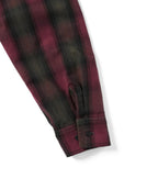 THISISNEVERTHAT THISISNEVERTHAT GORE-TEX WINDSTOPPER Shaggy Check Shirt Red