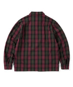 THISISNEVERTHAT THISISNEVERTHAT GORE-TEX WINDSTOPPER Shaggy Check Shirt Red