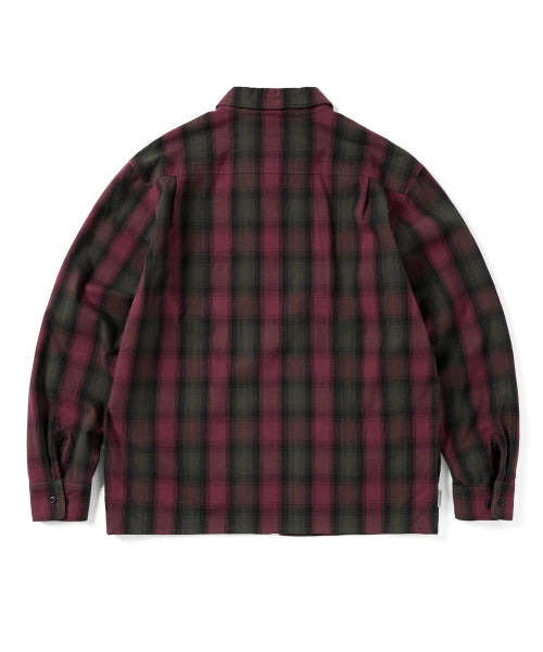 THISISNEVERTHAT THISISNEVERTHAT GORE-TEX WINDSTOPPER Shaggy Check Shirt Red
