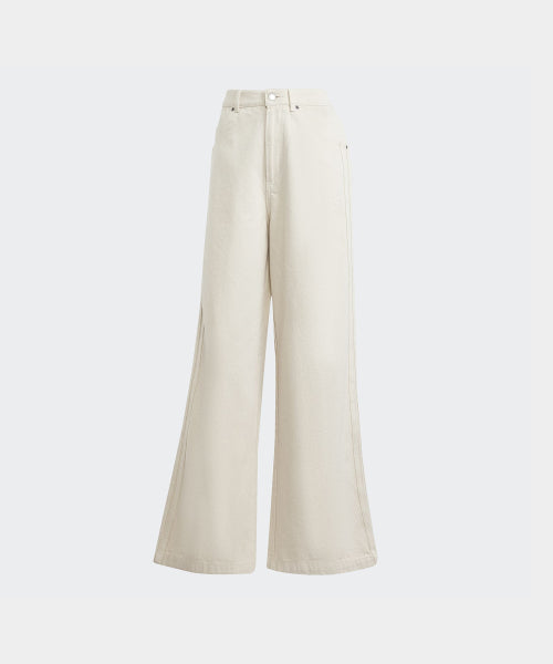 ADIDAS ADIDAS Premium Essential Denim Balloon Pants - Ivory