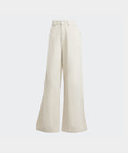 ADIDAS ADIDAS Premium Essential Denim Balloon Pants - Ivory