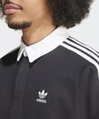 ADIDAS ADIDAS Rugby Polo Shirt - Black