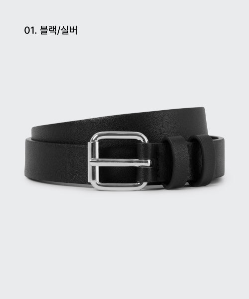 MUSINSA STANDARD WOMAN MUSINSA STANDARD WOMAN Women's Roller Buckle Slim Belt 20mm