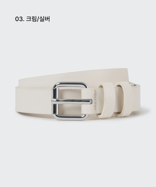 MUSINSA STANDARD WOMAN MUSINSA STANDARD WOMAN Women's Roller Buckle Slim Belt 20mm