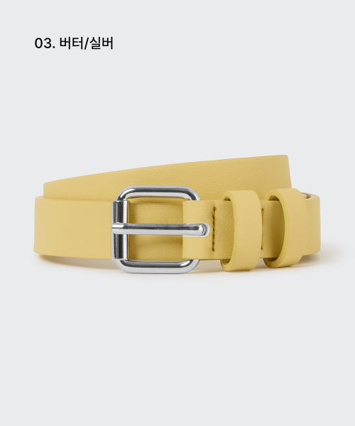 MUSINSA STANDARD WOMAN MUSINSA STANDARD WOMAN Women's Roller Buckle Slim Belt 20mm