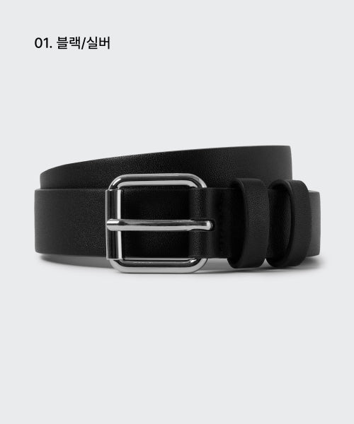 MUSINSA STANDARD WOMAN MUSINSA STANDARD WOMAN Women's roller buckle synthetic leather belt_25mm