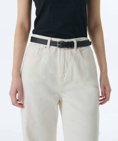 MUSINSA STANDARD WOMAN MUSINSA STANDARD WOMAN Women's roller buckle synthetic leather belt_25mm