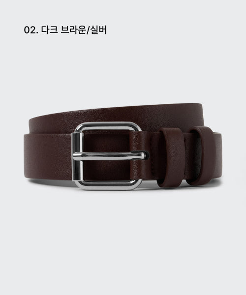 MUSINSA STANDARD WOMAN MUSINSA STANDARD WOMAN Women's roller buckle synthetic leather belt_25mm
