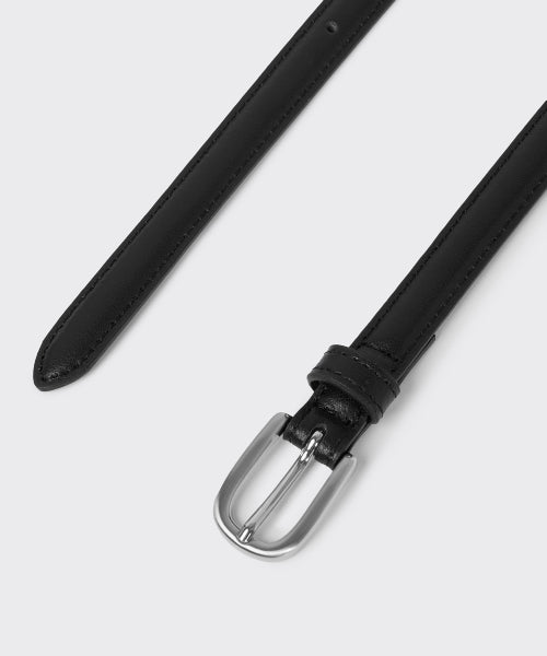 MUSINSA STANDARD WOMAN MUSINSA STANDARD WOMAN Women's Rounded Leather Thin Belt_15mm