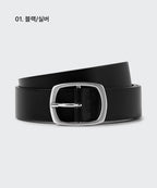 MUSINSA STANDARD WOMAN MUSINSA STANDARD WOMAN Women's Oval Square Synthetic Leather Belt_25mm